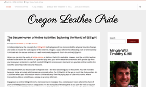 Oregonleatherpride.org thumbnail