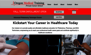 Oregonmedicaltraining.com thumbnail