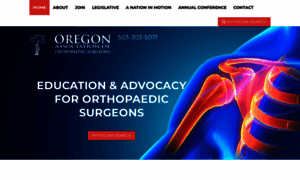 Oregonorthopaedicsurgeons.com thumbnail