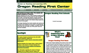 Oregonreadingfirst.uoregon.edu thumbnail
