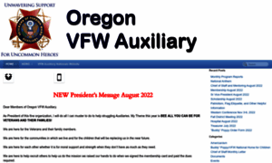 Oregonvfwaux.org thumbnail