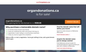 Organdonations.ca thumbnail