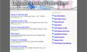 Organic-cloth-diaper.com thumbnail