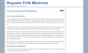 Organic-crib-mattress.net thumbnail