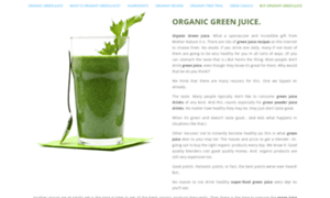 Organic-greenjuice.com thumbnail