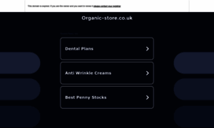 Organic-store.co.uk thumbnail