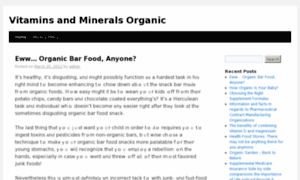 Organic-vitamins-minerals.info thumbnail