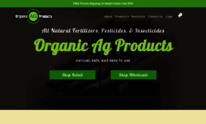 Organicagproducts.com thumbnail