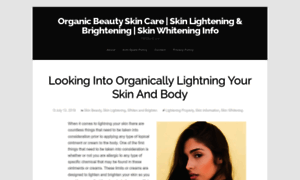 Organicbeautyskincare.com thumbnail