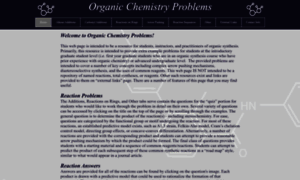 Organicchemproblems.com thumbnail