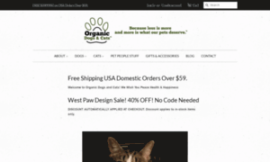Organicdogsandcats.com thumbnail