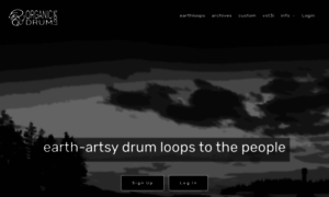 Organicdrumloops.com thumbnail