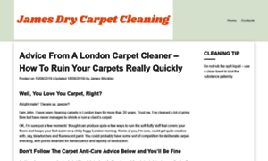 Organicdrycarpetcleaning.com thumbnail