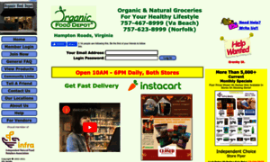 Organicfooddepot.com thumbnail