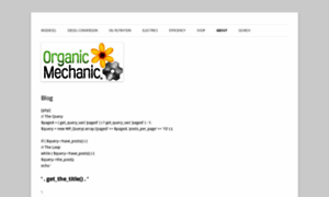 Organicmechanic.com thumbnail