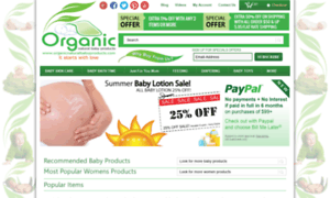Organicnaturalbabyproducts.com thumbnail