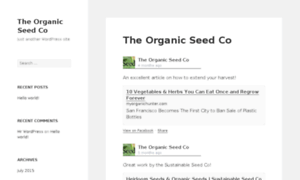 Organicseed.com thumbnail