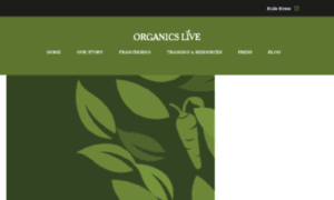 Organicslivefranchise.com thumbnail