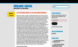 Organicsocial.wordpress.com thumbnail
