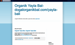 Organikyaylabal.blogspot.com thumbnail