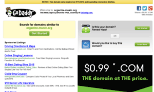 Organize-music.org thumbnail