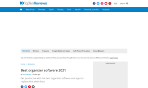 Organizer-software-review.toptenreviews.com thumbnail