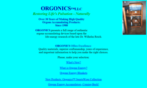 Orgonics.com thumbnail