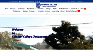Orientalcollege.edu.in thumbnail