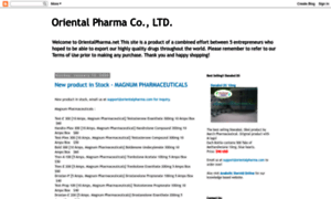 Orientalpharmaceutical.com thumbnail