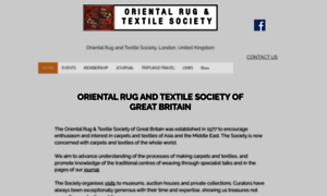 Orientalrugandtextilesociety.org.uk thumbnail