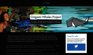 Origamiwhalesproject.org thumbnail