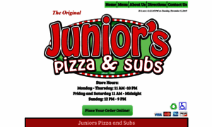 Originaljuniorspizza.com thumbnail