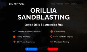Orilliasandblasting.com thumbnail