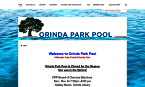 Orindaparkpool.org thumbnail