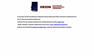 Orion.pta.edu.pl thumbnail