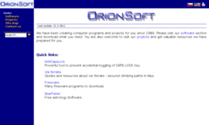 Orionsoft.cz thumbnail