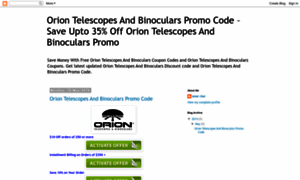 Oriontelescopes-binoculars-promocode.blogspot.com thumbnail