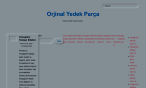 Orjinalyedekparca.name.tr thumbnail