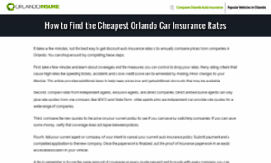 Orlandoinsure.com thumbnail