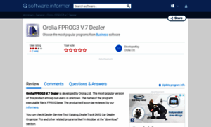 Orolia-fprog3-v-7-dealer.software.informer.com thumbnail