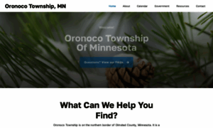 Oronocotownship-mn.gov thumbnail