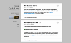 Oroquickies.wordpress.com thumbnail
