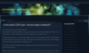 Oroscopo2013.org thumbnail