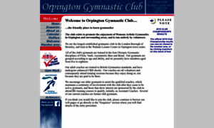 Orpington-gymnastic-club.org.uk thumbnail