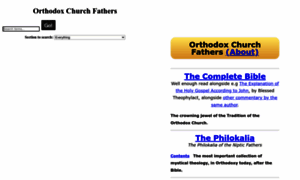 Orthodoxchurchfathers.com thumbnail