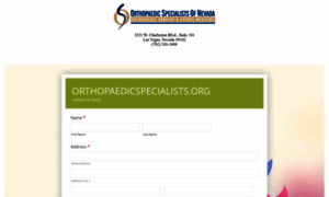 Orthopaedicspecialists.org thumbnail