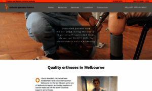 Orthoticspecialistcentre.com.au thumbnail