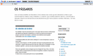 Os-passaros.blogspot.com thumbnail