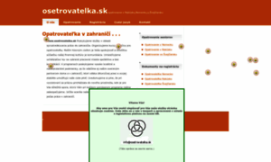 Osetrovatelka.sk thumbnail