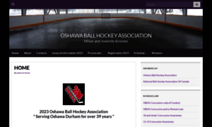 Oshawaballhockey.com thumbnail